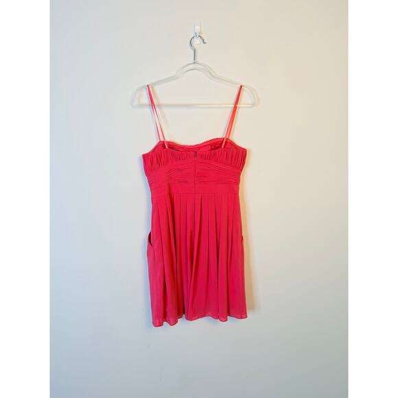 Aidan Mattox Pink Chiffon Cocktail- Party Dress Size 8 - Picture 4 of 10